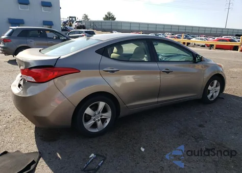 2013 Hyundai Elantra Gls from USA, damaged, VIN 5NPDH4AE5DH252461